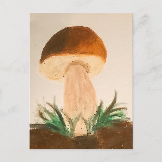 Porcini Mushroom Briefkaart (Voorkant)
