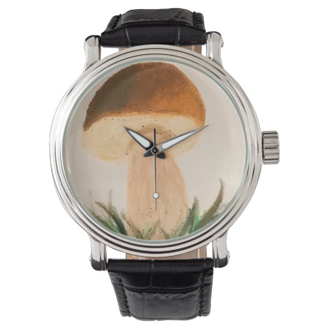 Porcini Mushroom Horloge (Voorkant)