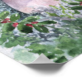 Porcini-paddenstoel in een bos poster (Hoek)