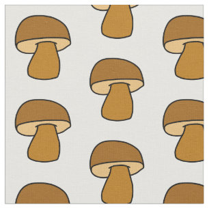 Porcino Mushroom Herfst Herfstpatroon Stof