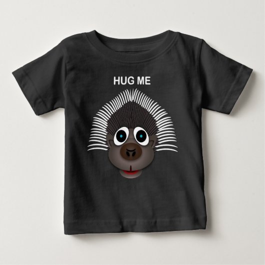 Porcupine - Baby Fine Jersey T-Shirt (Voorkant)