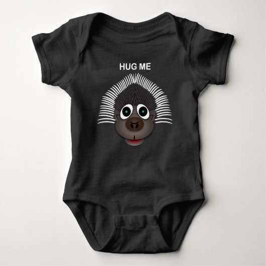 Porcupine - Baby Jersey Bodysuit (Voorkant)
