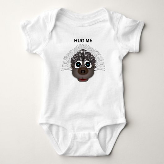 Porcupine - Baby Jersey Bodysuit (Voorkant)