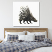 Porcupine Canvas Afdruk (Insitu (Slaapkamer))