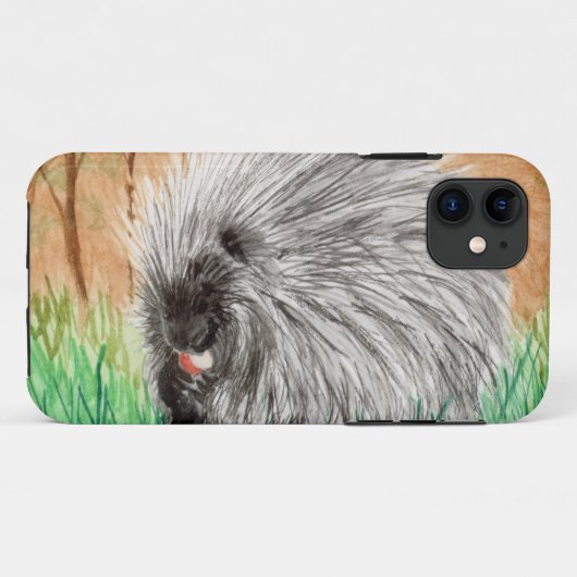 Porcupine Case-Mate iPhone Case (Achterkant (horizontaal))