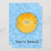 Porcupine Fish. Kaart (Voorkant / Achterkant)