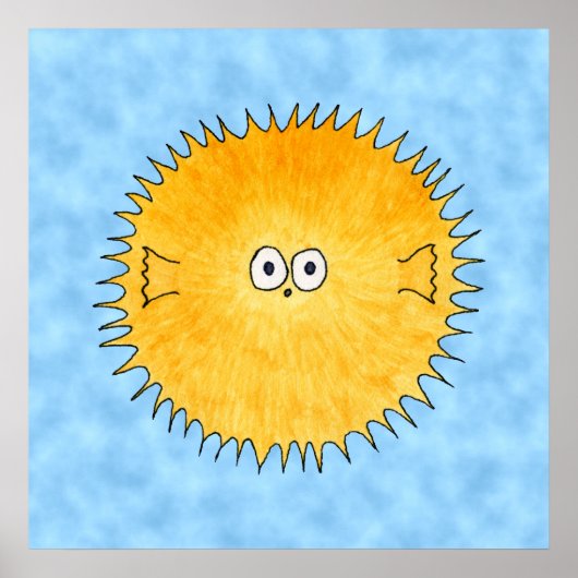 Porcupine Fish. Poster (Voorkant)