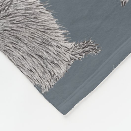 Porcupine Fleece Deken (Hoek)