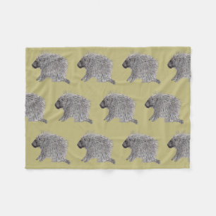 Porcupine Fleece Deken