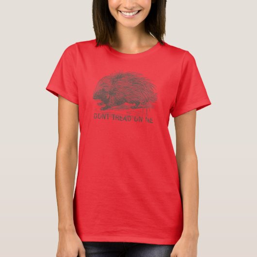 Porcupine Gadsden T-Shirt (Voorkant)