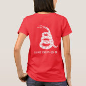 Porcupine Gadsden T-Shirt (Achterkant)