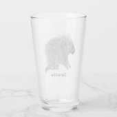 Porcupine Glas (Achterkant)