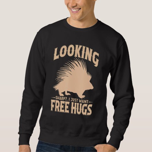 Porcupine  Great Sharp Hugger Hedgehog Cuddle 4 Trui (Voorkant)