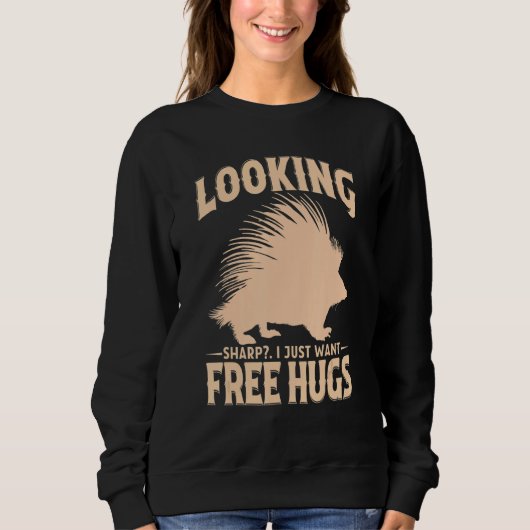 Porcupine  Great Sharp Hugger Hedgehog Cuddle 4 Trui (Voorkant)
