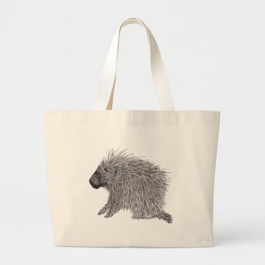 Porcupine Grote Tote Bag (Voorkant)