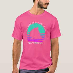 Porcupine Hugger Design voor egel-stekelbedekking T-shirt