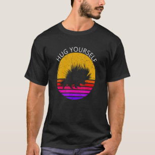 Porcupine Hugger Design voor egel-stekelbedekking T-shirt