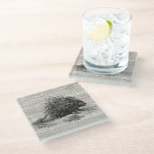  Porcupine Illustratie Glazen Onderzetter (Schuin)