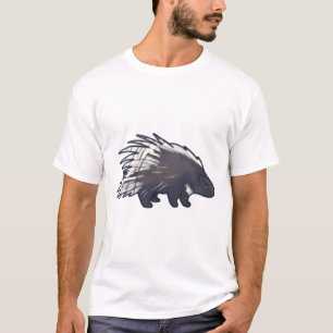Porcupine illustratie t-shirt