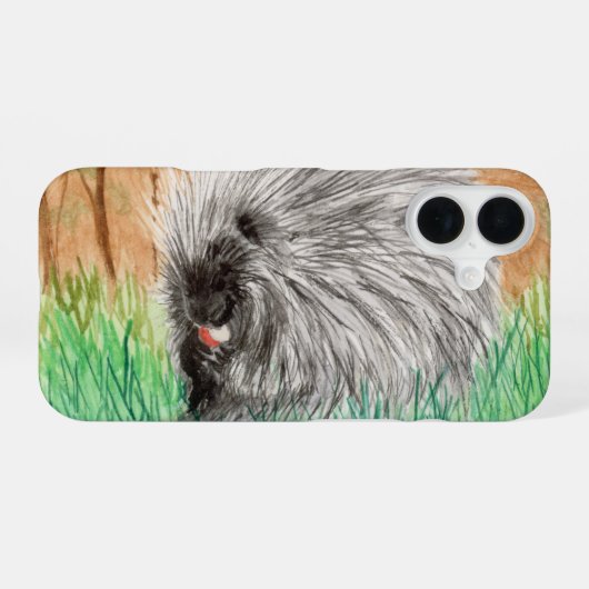 Porcupine iPhone 16 Hoesje (Achterkant horizontaal)