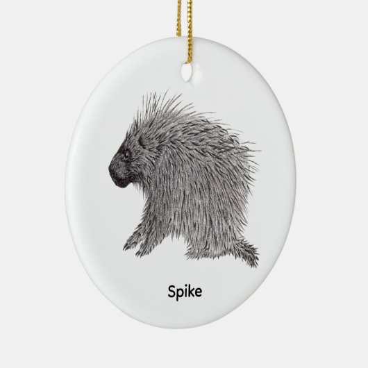 Porcupine Keramisch Ornament (Rechts)