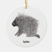 Porcupine Keramisch Ornament (Voorkant)