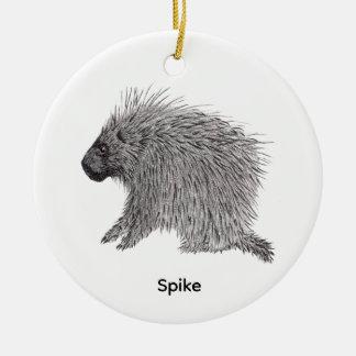 Porcupine Keramisch Ornament