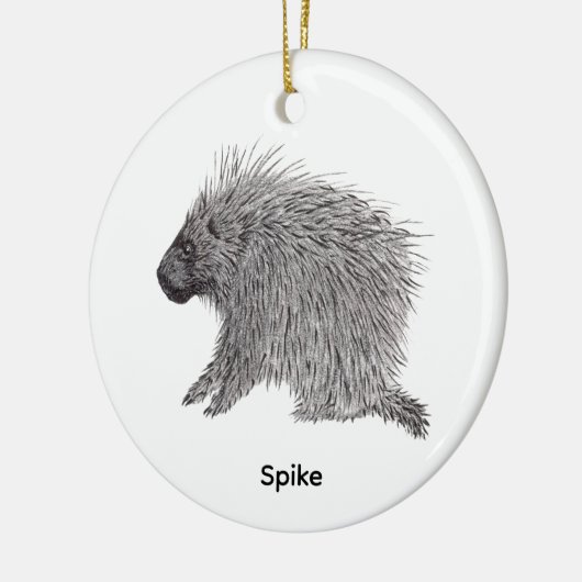 Porcupine Keramisch Ornament (Links)