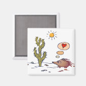 Porcupine Liefde Magneet (Voorkant / Achterkant)