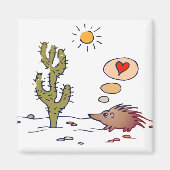 Porcupine Liefde Magneet (Voorkant)