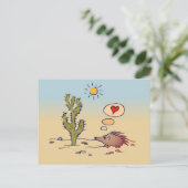 Porcupine Love Briefkaart (Staand voorkant)