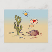 Porcupine Love Briefkaart (Voorkant)