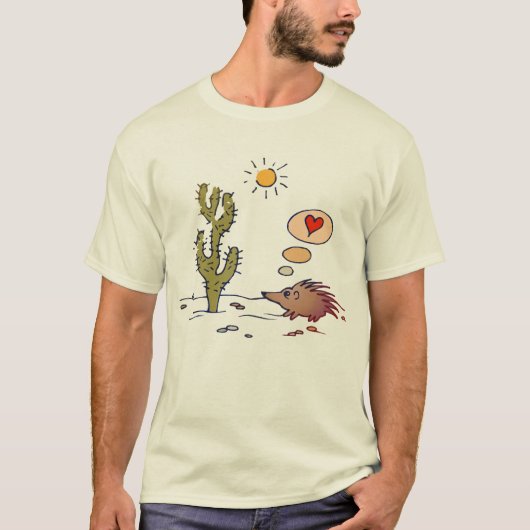 Porcupine Love t-shirt (Voorkant)