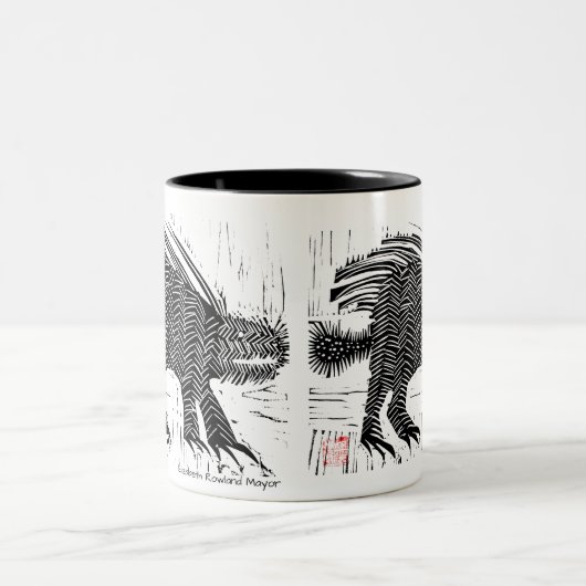 Porcupine-mok Tweekleurige Koffiemok (Center)