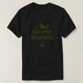 Porcupine Mountains Michigan Mountain Hiking Squar T-shirt (Design voorkant)