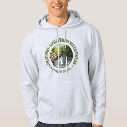 Porcupine Mountains Wilderness SP Hoodie (Voorkant)