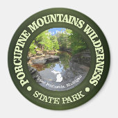 Porcupine Mountains Wilderness SP Magneet (Voorkant)