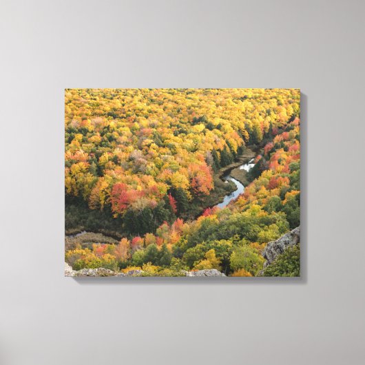 Porcupine Mountains Wilderness State Park Canvas Afdruk (Voorkant)