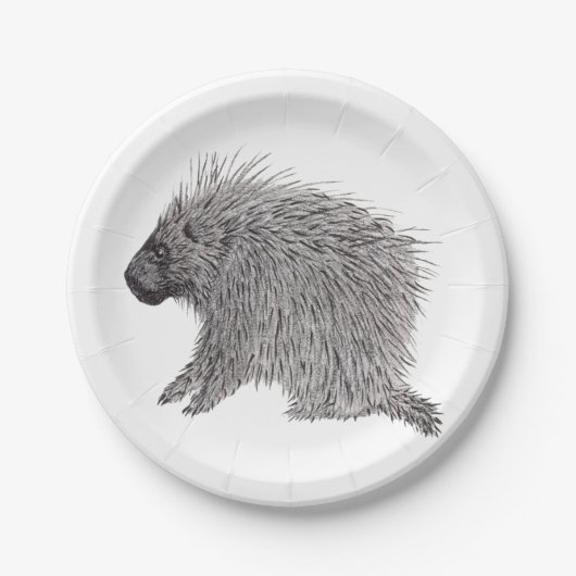 Porcupine Papieren Bordje (Voorkant)