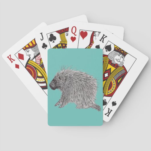 Porcupine Pokerkaarten (Achterkant)