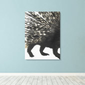 Porcupine quills canvas afdruk (Insitu (Houten vloer))