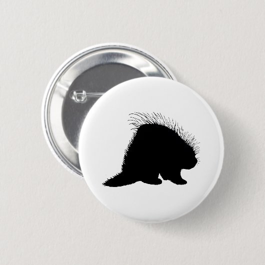 Porcupine Ronde Button 5,7 Cm (Voorkant /achterkant)
