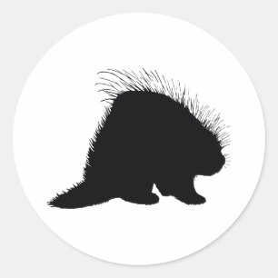 Porcupine Ronde Sticker