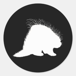 Porcupine Ronde Sticker