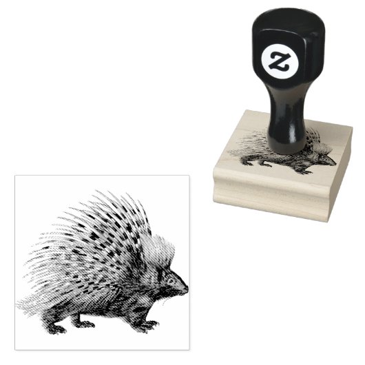 Porcupine | Rubberstempel (Gestempeld)