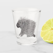 Porcupine Shot Glas (Voorkant)