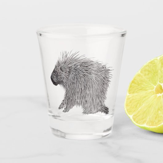 Porcupine Shot Glas (Voorkant)