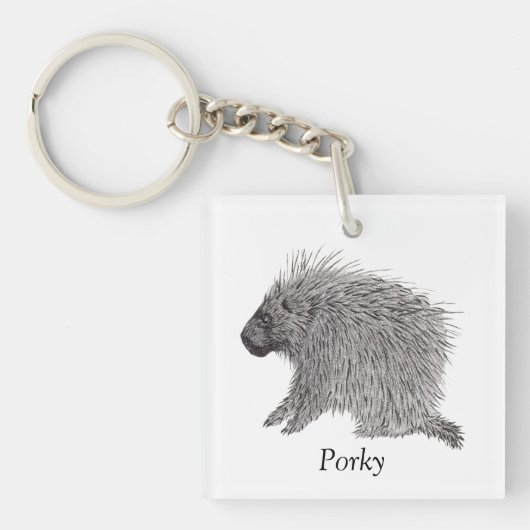 Porcupine Sleutelhanger (Voorkant)