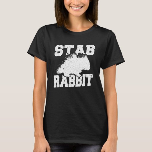 Porcupine Stab Rabbit T-shirt (Voorkant)