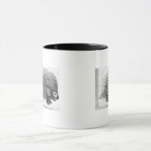 Porcupine uit 'Historia Animalium' Mok (Midden)